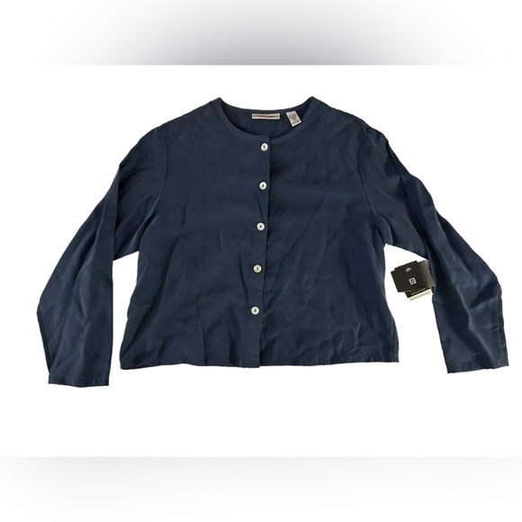 Valerie Stevens Tops - Vintage 80s Deadstock Blouse Cardigan Style NWT